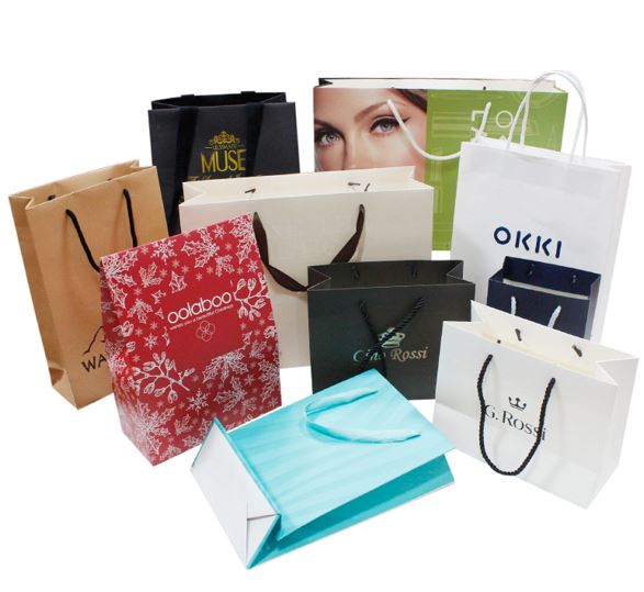 Custom Drawstring Gift Bags For Business With Logo